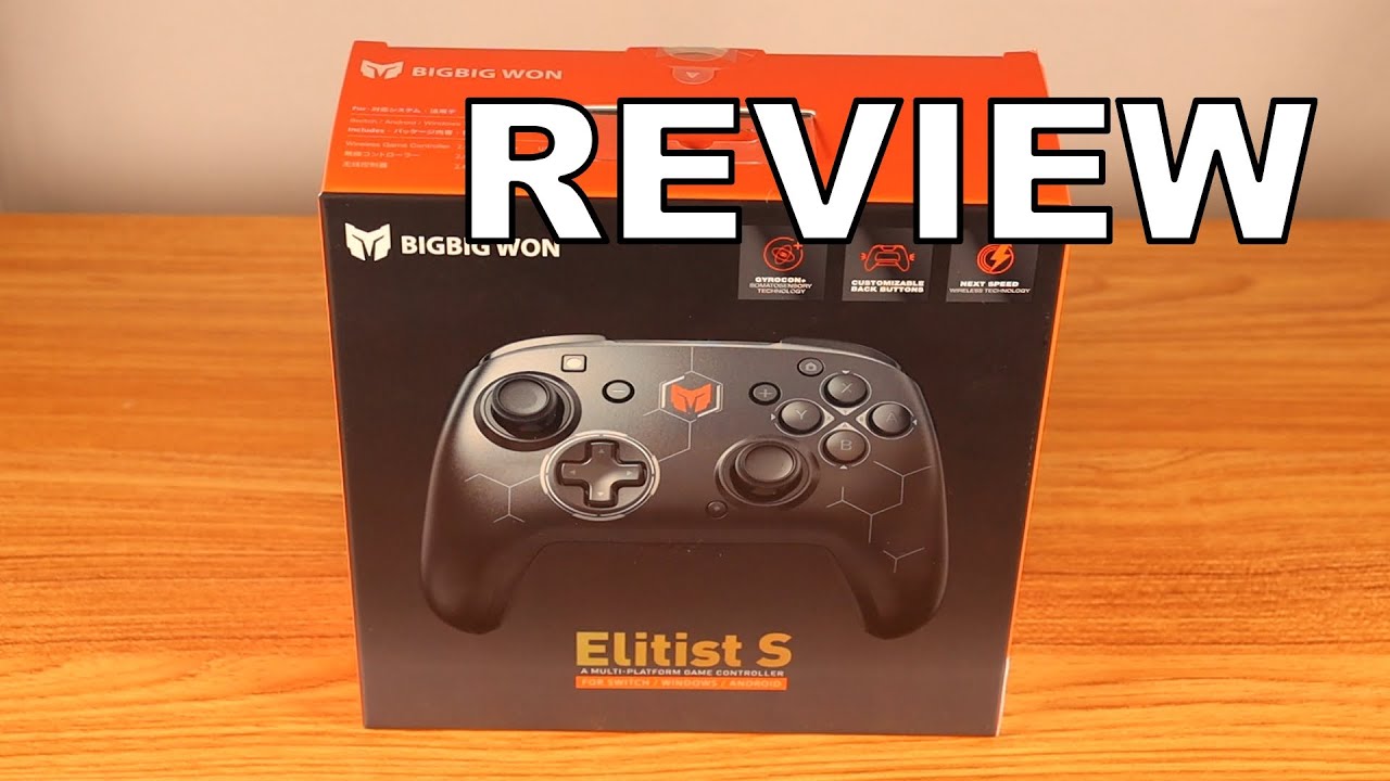 BIGBIG WON Nintendo Switch Elitist S Wireless Game Controller Review