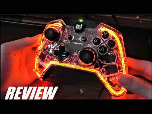 REVIEW: BIGBIG WON Rainbow - Transparent RGB Gaming Controller! (PC/Switch/PS5)