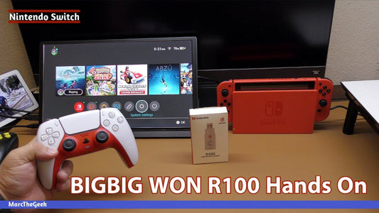 BIGBIG WON R100 Hands On / Use DualSense with the Switch